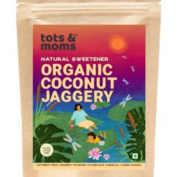 Organic Coconut Jaggery by Tots & Moms - 300g, Low-GI, Nutrient-Rich Sweetener for Kids & Adults-85