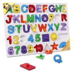 Anindita Toys Wooden Knob & Peg Puzzle Multicolour - 42 pieces-18
