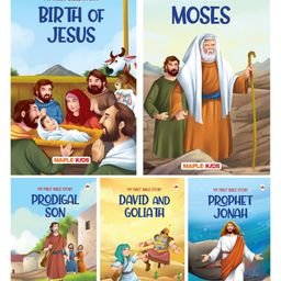 Bible Stories Book Pack Of 5 - English-82