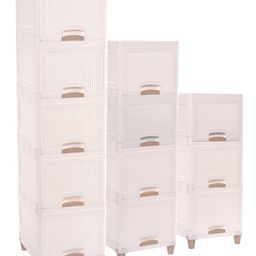 Kuber Industries White Set of 6 Regular Multi-Utility Organisers image 2