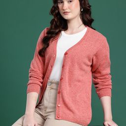 Cayman Front-Open V-Neck Woollen Cardigan-picture-15