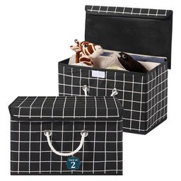 Kuber Industries Black Set of 2 Reusable Drawer Organiser Organisers-57