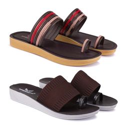 BERSACHE Women Open Toe Flats with Bows-image-51