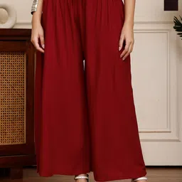 Valles365 by S.C. Women Pack Of 2 Flared Palazzos-picture-10
