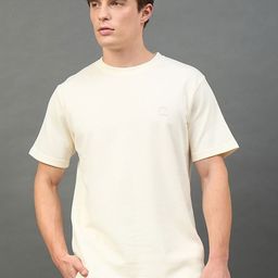 THE BEETEL HOUSE Men Solid Round Neck T-shirt-image-77