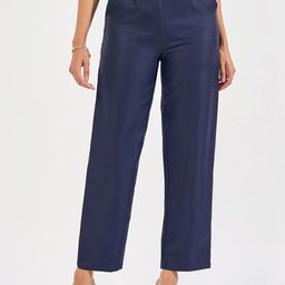 Styli Women Solid High-Rise Trouser-image-64