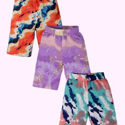 KiddoPanti Girls Printed Cycling Shorts-image-97