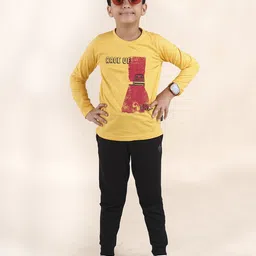 KiddoPanti Boys Printed T-shirt-50