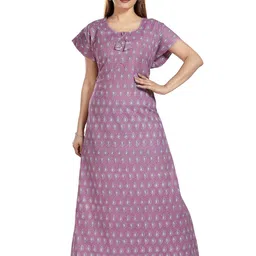 NIGHTY KING Paisley Print Maxi Nightdress-picture-40