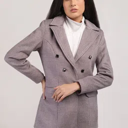HONNETE Women Double -Breasted Overcoat-picture-36