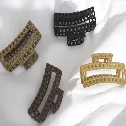 AccessHer Women Set of 4 Claw Clip-54