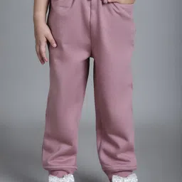 MINI & MING Girls Relaxed Low-Rise Easy Wash Pleated Trousers-picture-17