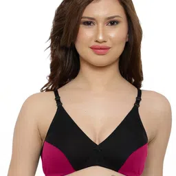 Samvar Pink Cotton Non-Wired Non Padded Minimizer Bra-picture-40