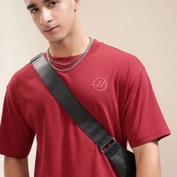 HIGHLANDER Men Applique Sports T-Shirt-image-60