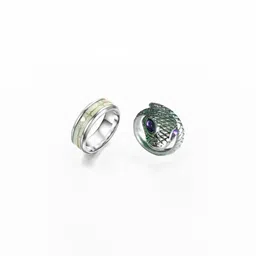Dynamic Retail Global Men Multi Ring-image-50