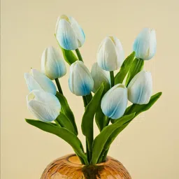 Interiors & More Blue 10 Pieces Tulip Artificial Flower-47