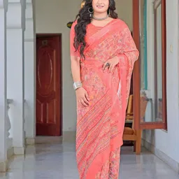 Quelea Linen Blend Khadi Saree-picture-44