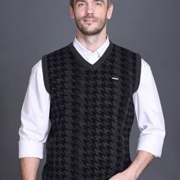 GODFREY Men Cable Knit Sweater Vest-image-92