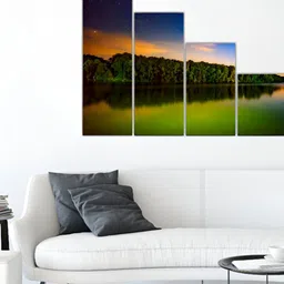 Inephos Green & Black 5 Piece Canvas Other Wall Paintings-image-33