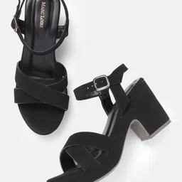 Marc Loire Solid Party Block Sandals-image-28