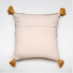 Aura Beige And Grey 2 Pieces Ethnic Motifs Textured Square Cushion Covers image 4