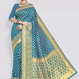 KALINI Woven Design Zari Pure Silk Saree-picture-25