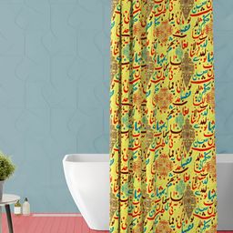 ArtzFolio Single Piece Waterproof Polyester Shower Curtain-image-91