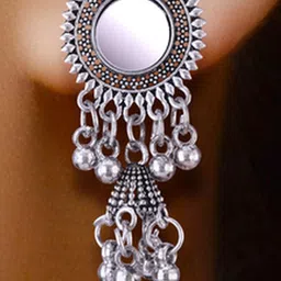 Sangria Set Of 4 Peacock Shaped Jhumkas Earrings image 4