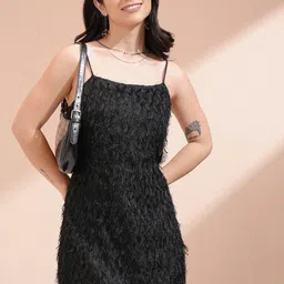 ESPYR By Tokyo Talkies Women Embellished Shoulder Straps A-Line Dress-image-43