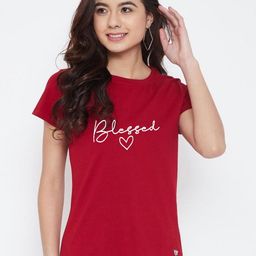HESHA Women Typography Printed T-shirt-picture-13