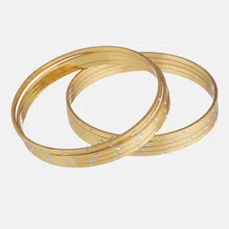 Atibelle Set Of 8 Gold-Plated Bangles image 4