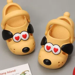 Yellow Bee Infants Printed Textured Clogs-6