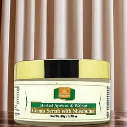 Khadi Pure Set Of 2 Herbal Apricot & Walnut Cream Scrub With Shea Butter -100 g Each-picture-3