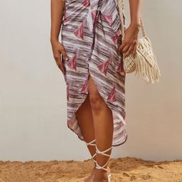 CMGE Tropical Printed Effortless Ready-To-Wear Casual Sarong-image-84