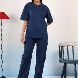 KVETOO Pure Cotton T-Shirt With Trousers Co-Ords-image-13