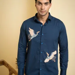 HILO DESIGN Men Original Opaque Casual Shirt-image-4