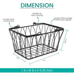 Go Hooked Storage Basket With Handles Multi-Utility Organisers image 3