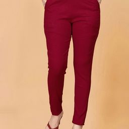VORHIZA Women Easy Wash Trousers-image-31