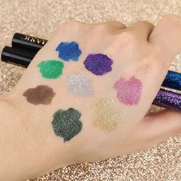 IMAGIC Set Of 8 Waterproof & Long Lasting Glitter Eyeliner- 1.8 ml Each- Shade- FA- 360 image 5
