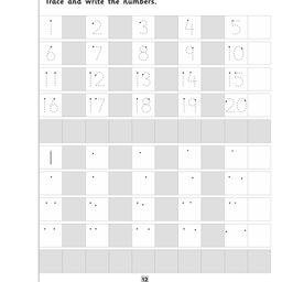 ekas books Activity Book Let's Start Pasting & Colouring Numbers 1 to 20 - English image 5