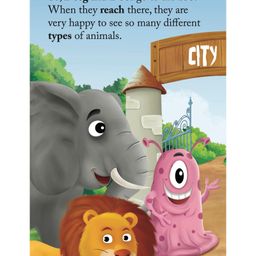 om books international All set to Read A Phonic Reader Deeg and Doof Go To The Zoo Book - English image 5