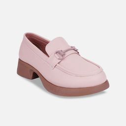 iD&U Women Block Heel Slip On Loafers-21