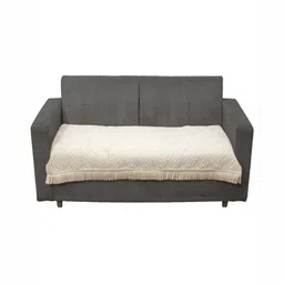 Fashion Throw Beige Velvet 1 Piece Sofa Cover-image-90