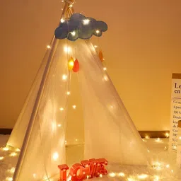 ENORMITY Yellow Rice Shape String Lights image 5