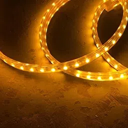 ENORMITY Gold Toned Rice-Shaped String Lights image 5