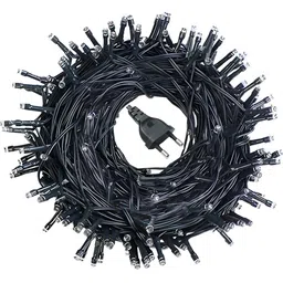 ENORMITY Black & Red Rice Shape String Lights image 3