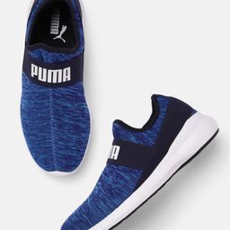 Puma Men Blue Pacer v2 Slip-On Sneakers-image-37