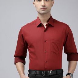 Van Heusen Custom Pure Cotton Formal Shirt-image-120