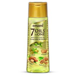 Emami 7 OILS IN ONE Non-Sticky Hair Oil with Jojoba Oil & Olive Oil - 500ml-48