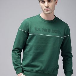U.S. Polo Assn. Brand Logo Embroidered Long Sleeves Sweatshirt-image-98